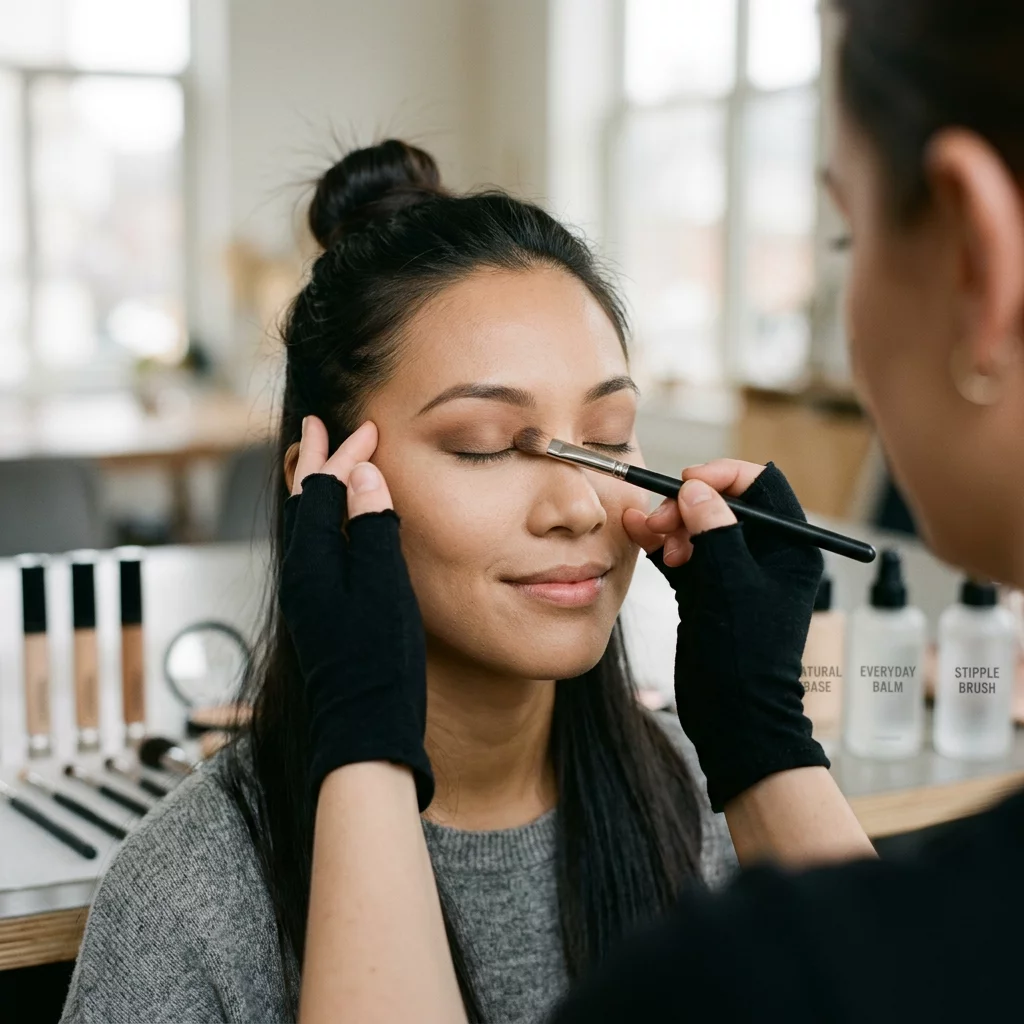 Alltags-Make-up mit Struktur