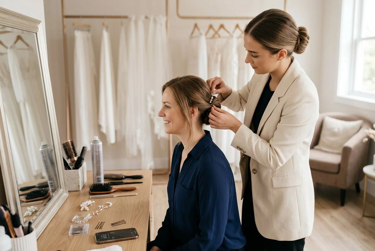 Frisurentrends für festliche Anlässe: Elegante Hochsteckfrisuren und Wellen